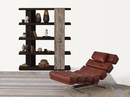 Breda Leather Lounger by NewMood