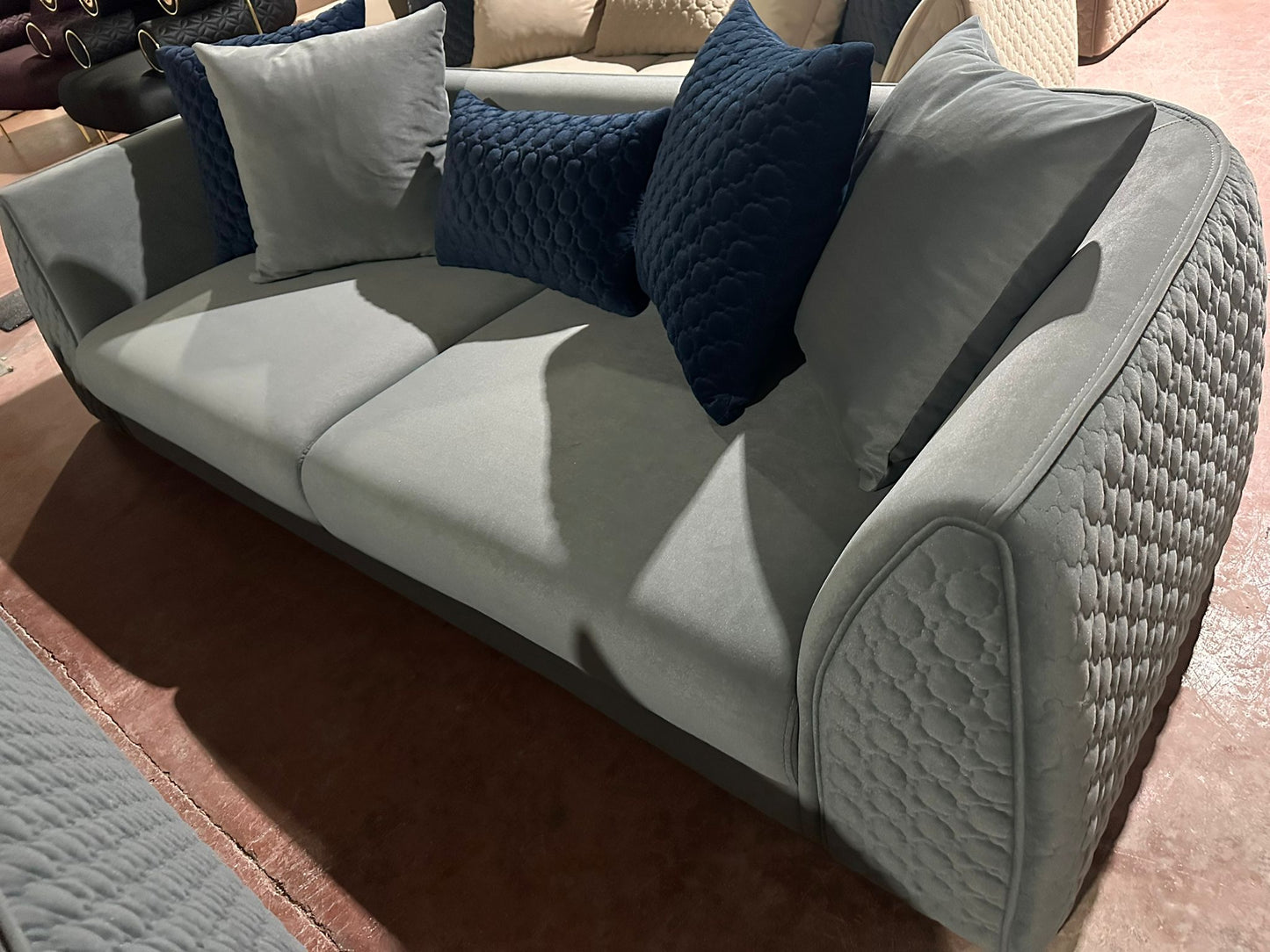 Azule Three Seater Living Room by QasaHome