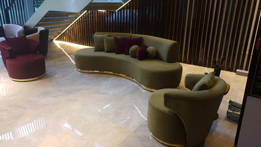 Weus Three Seater Living Room by QasaHome