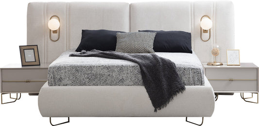 Estela Bed with Hydraulic and Storage by Lorenzi