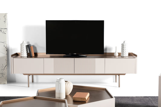 Golden Living Room Tv unit by TetriHome