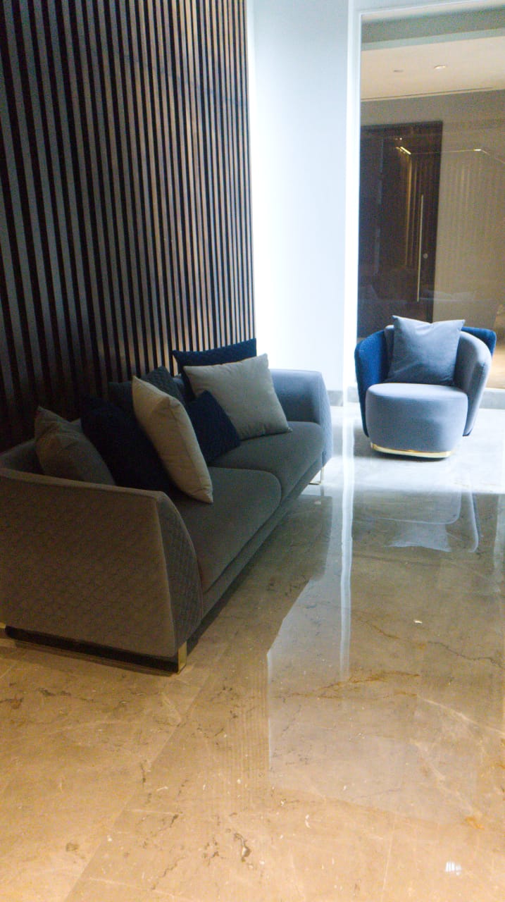 Azule Living Room by QasaHome
