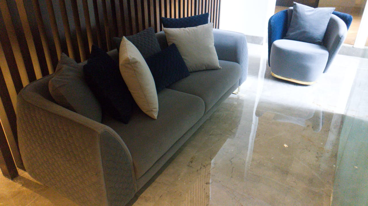 Azule Living Room by QasaHome
