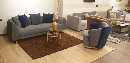 Azule Living Room by QasaHome