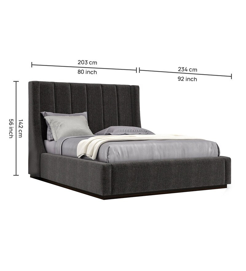 Elegant Bed with Hydraulic and Storage by Nills Furniture Design