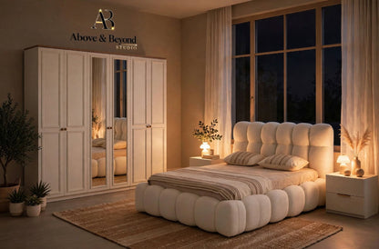 Katre Six Door Wardrobe by Lorenzi