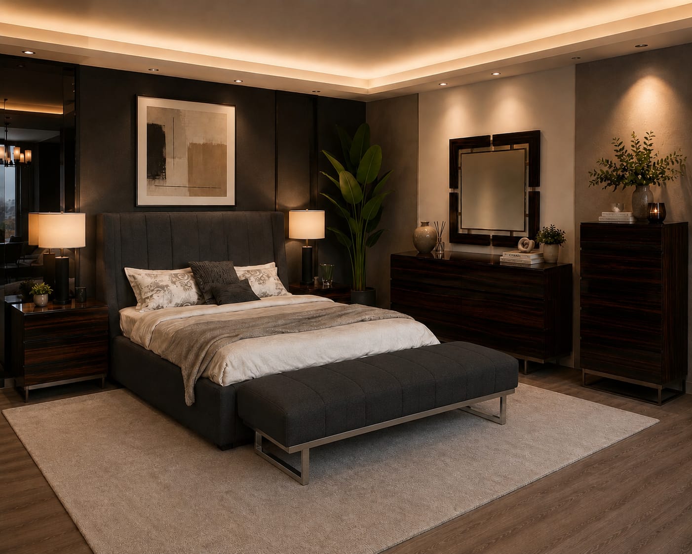Micasa Luxe Elegant Bedroom Suite by Nills Furniture Design