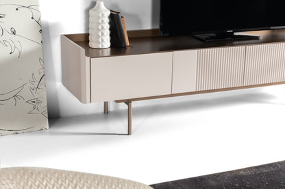 Golden Living Room Tv unit by TetriHome