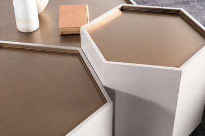 Golden Living Room Tv unit by TetriHome