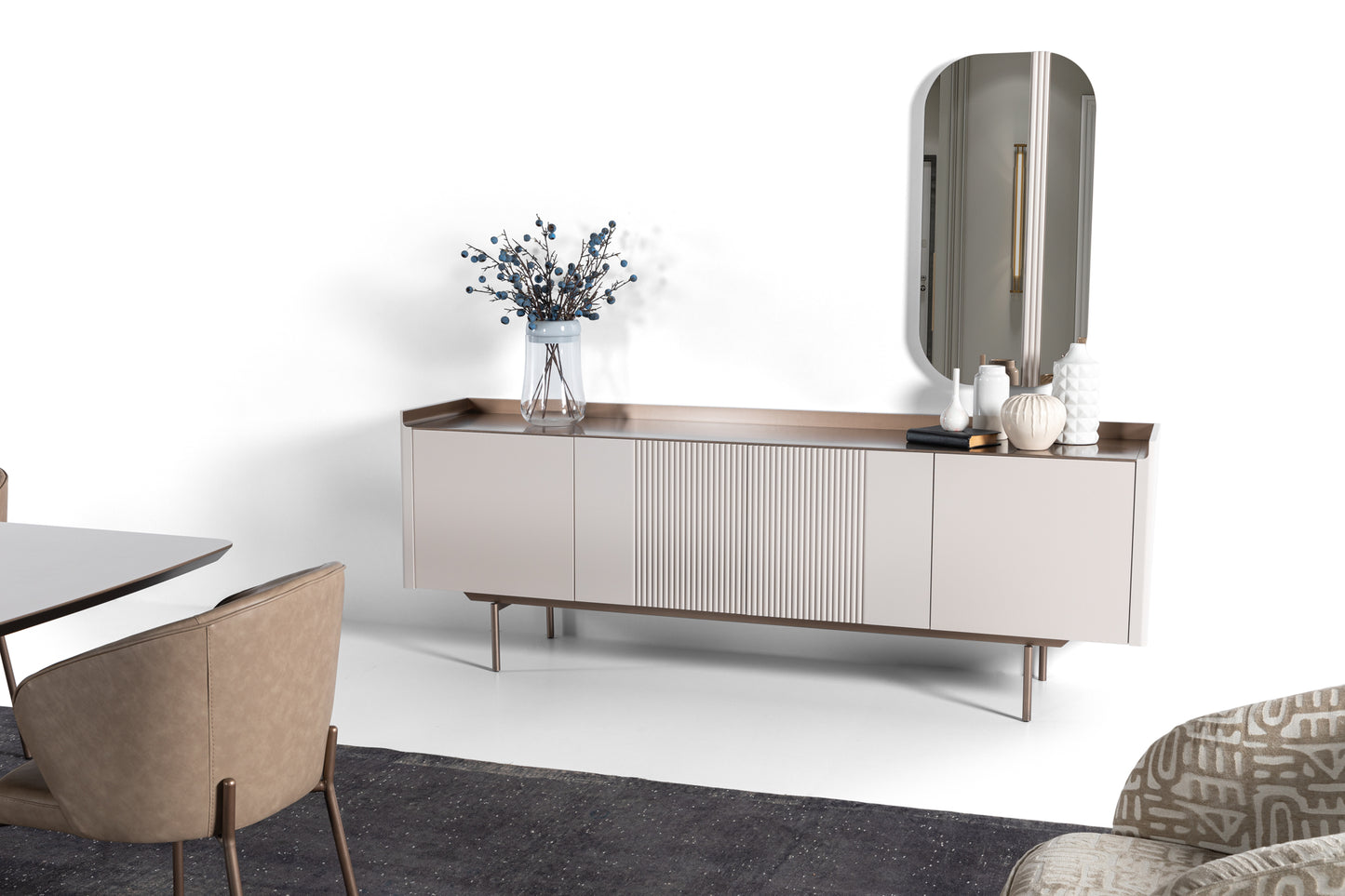 Golden Dining Room by TetriHome