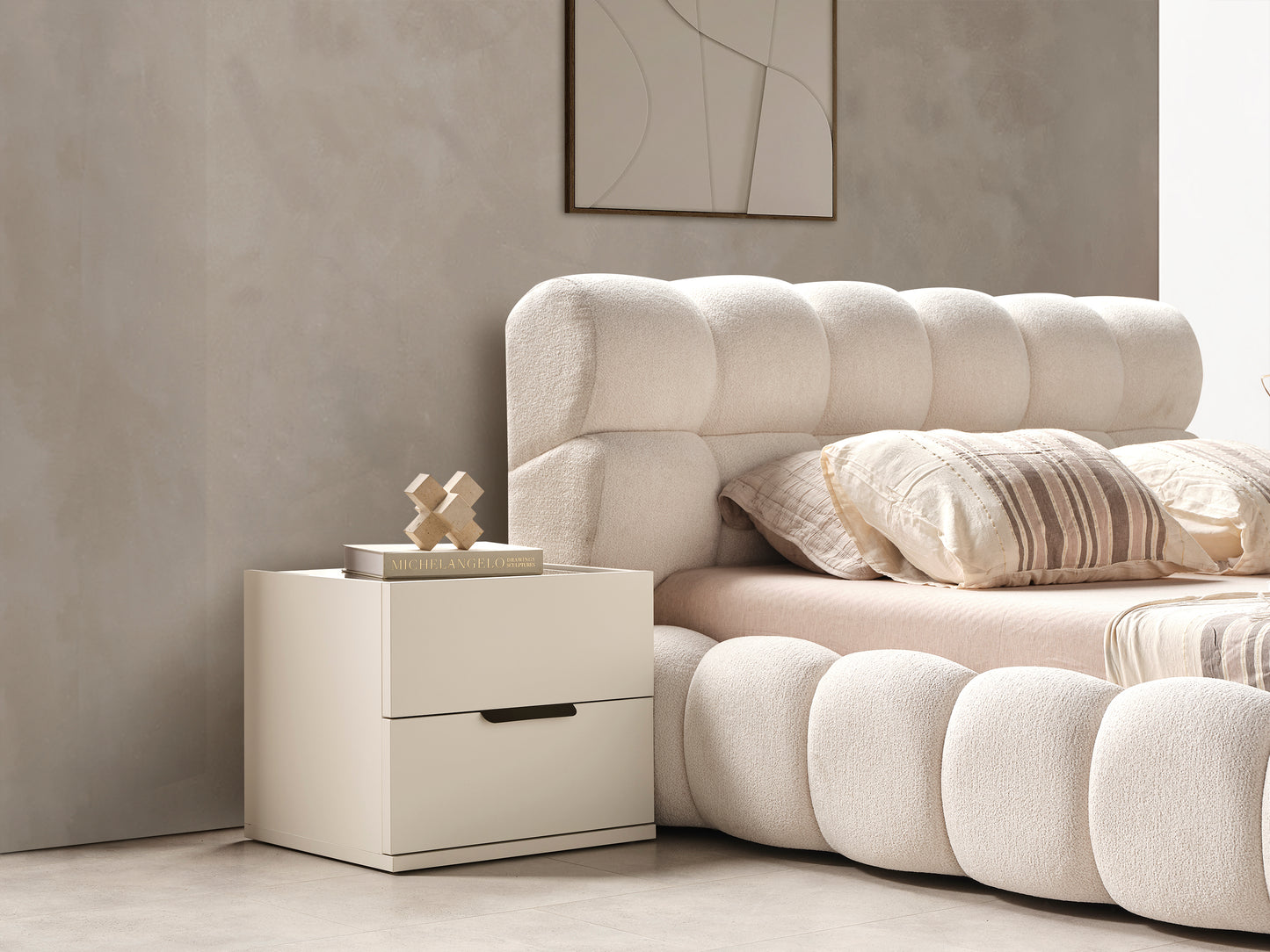 Toscano Bed with Storage by Lorenzi