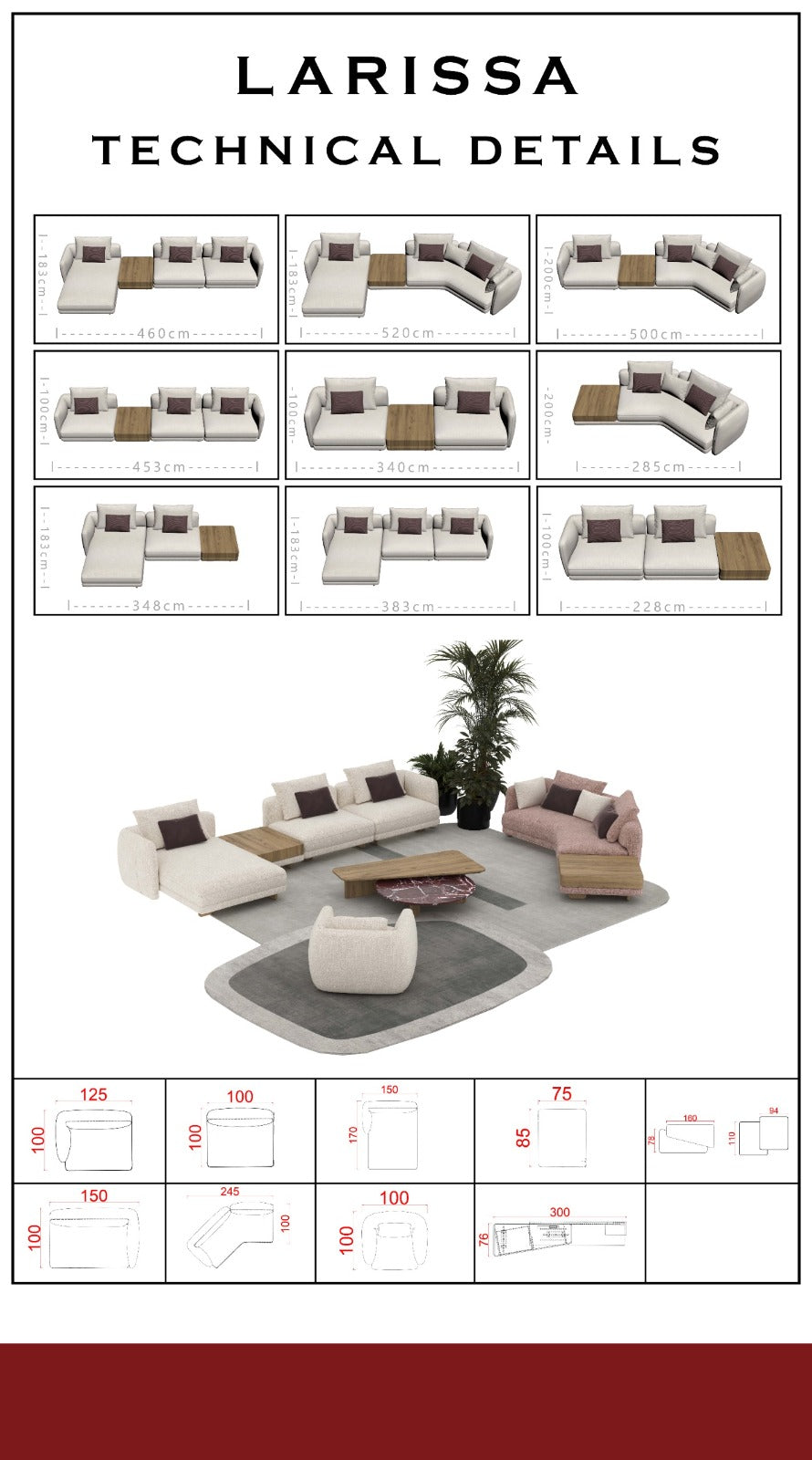 Larissa Living Room Relax Sofa Set by NewMood