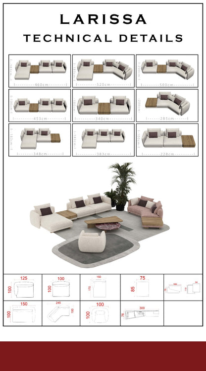 Larissa Living Room Relax Sofa Set by NewMood