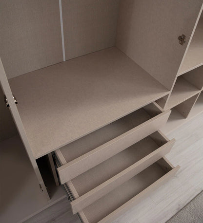 Estela Six Door Wardrobe by Lorenzi