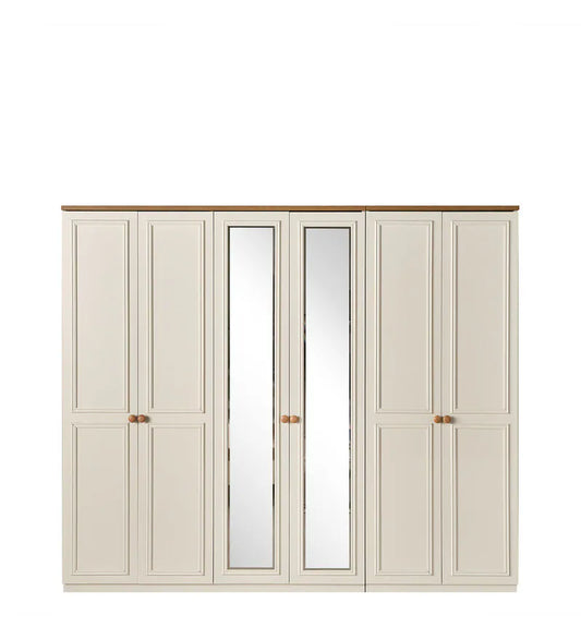 Katre Six Door Wardrobe by Lorenzi