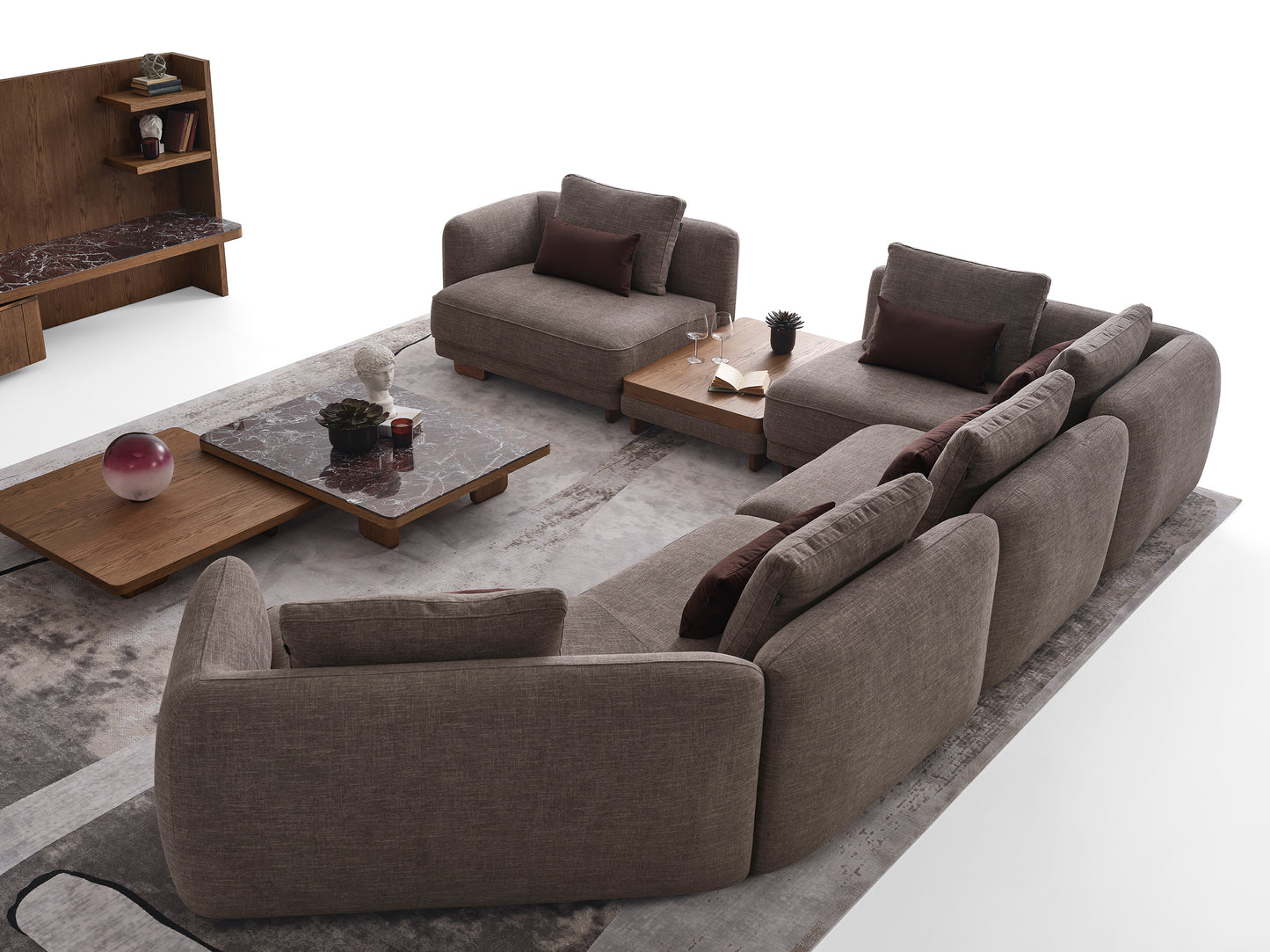 Larissa Living Room Modular Corner Sofa by NewMood