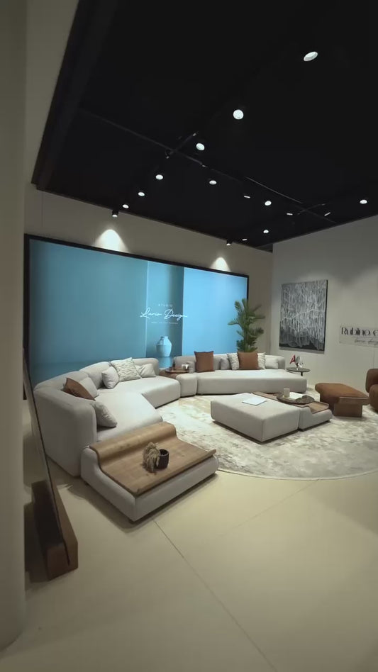 Rubino Living Room Corner Sofa by NewMood