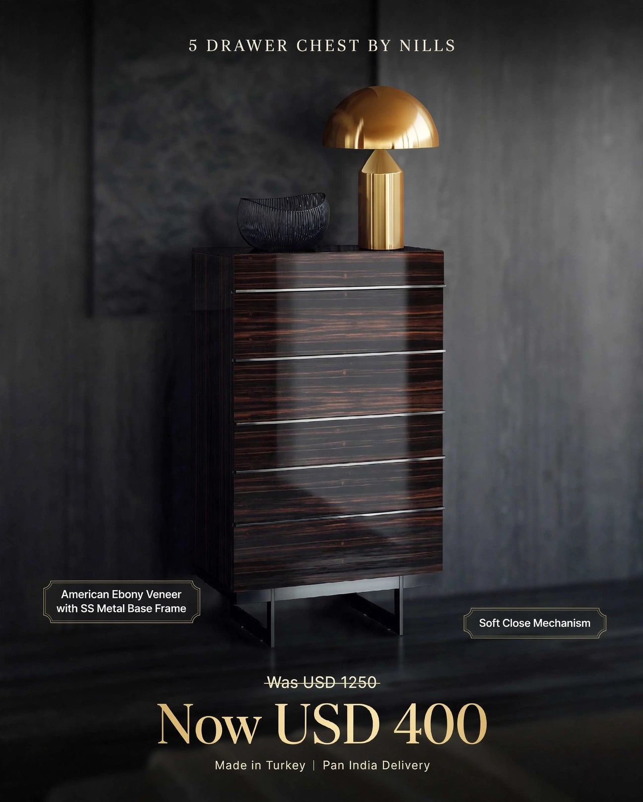 Micasa Luxe Elegant Bedroom Suite by Nills Furniture Design