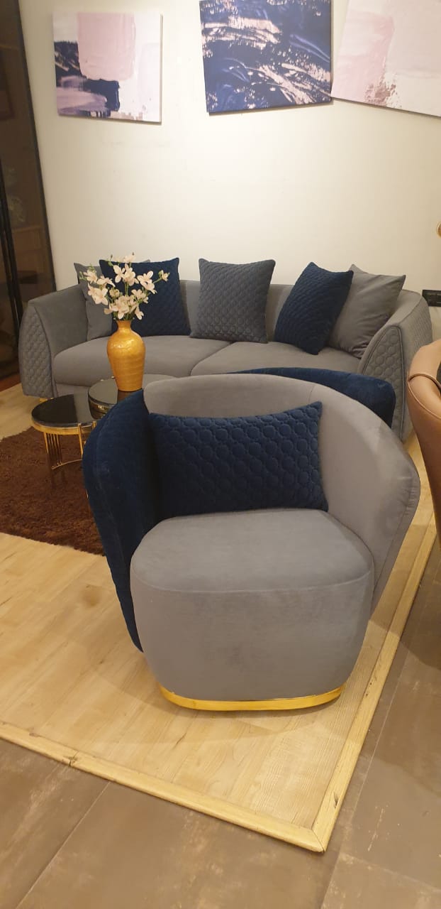 Azule Living Room Sofa Set by QasaHome