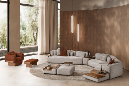 Rubino Living Room Corner Sofa by NewMood