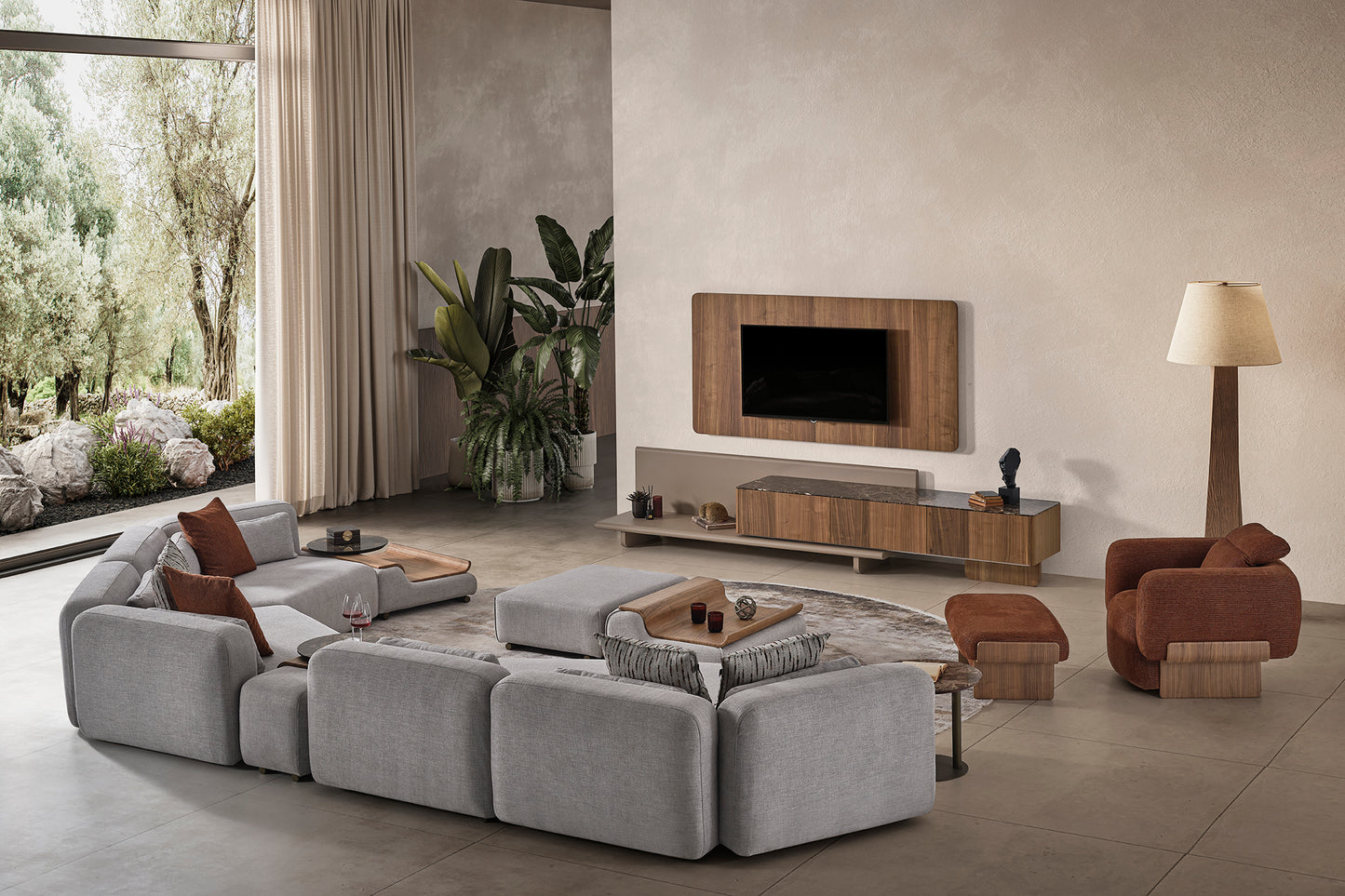 Rubino Living Room Corner Sofa by NewMood