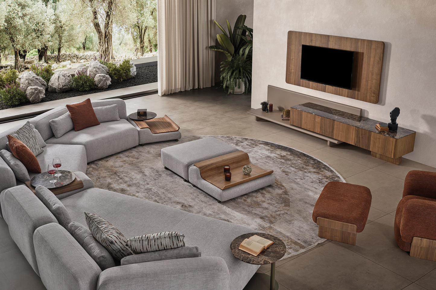 Rubino Living Room Corner Sofa by NewMood